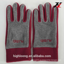 Yangzhou Highloong 2015 al por mayor guantes de lana polar, guantes de vellón duradero